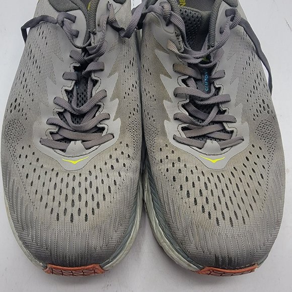 Hoka One One Clifton 7 Mens 12.5 Wide 2E Gray Running Shoes Sneaker 1110534 WDDS main image 12